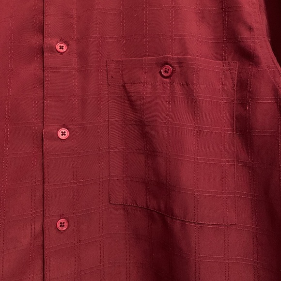 Burgundy Button Down Shirt - Picture 2 of 3